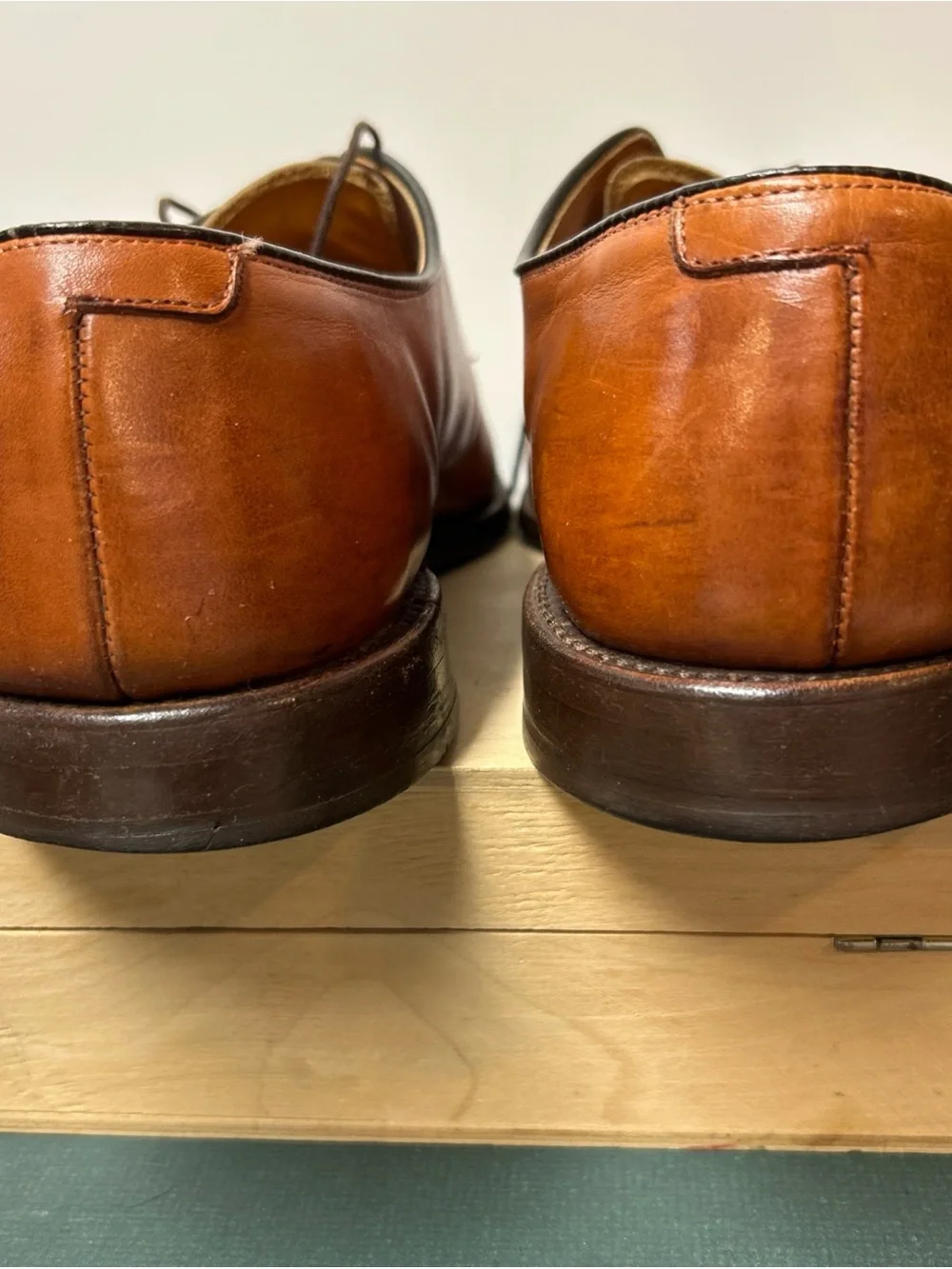 Allen Edmonds Brown Delray Split Toe Dress Shoes 12D USA Made